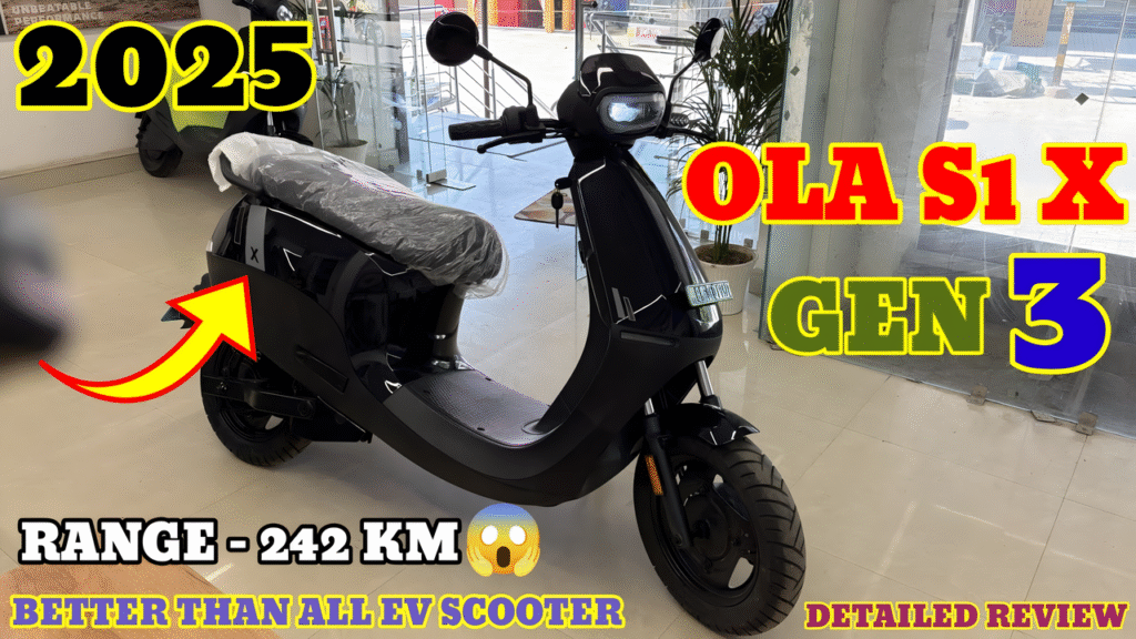OLA S1 X सबसे ज्यादा बिकने वाला इलेक्ट्रिक स्कूटर, 242 km की रेंज, टॉप स्पीड 123 km/h, बैटरी वॉरंटी 8 वर्ष, मात्र ₹5000 2 OLA S1 X सबसे ज्यादा बिकने वाला इलेक्ट्रिक स्कूटर, 242 km की रेंज, टॉप स्पीड 123 km/h, बैटरी वॉरंटी 8 वर्ष, मात्र ₹5000