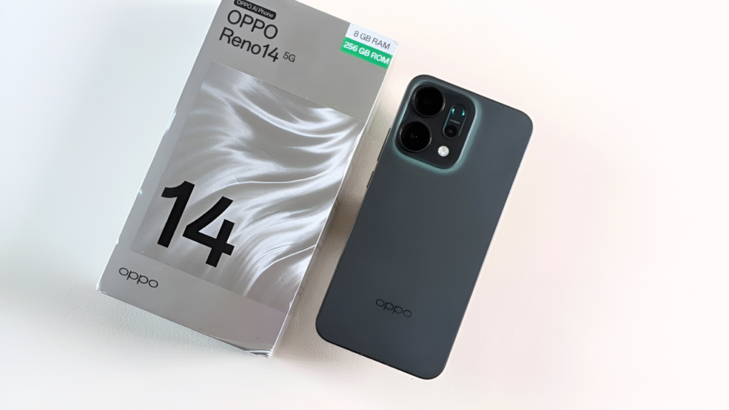 लड़कियों के लिए ले कर आया नई स्मार्ट फ़ोन Oppo Reno 14 5G, ब्राइटनेस 600 nits 93.4% स्क्रीन-टू‑बॉडी फ्रंट कैमरा 50MP 2 लड़कियों के लिए ले कर आया नई स्मार्ट फ़ोन Oppo Reno 14 5G, ब्राइटनेस 600 nits 93.4% स्क्रीन-टू‑बॉडी फ्रंट कैमरा 50MP