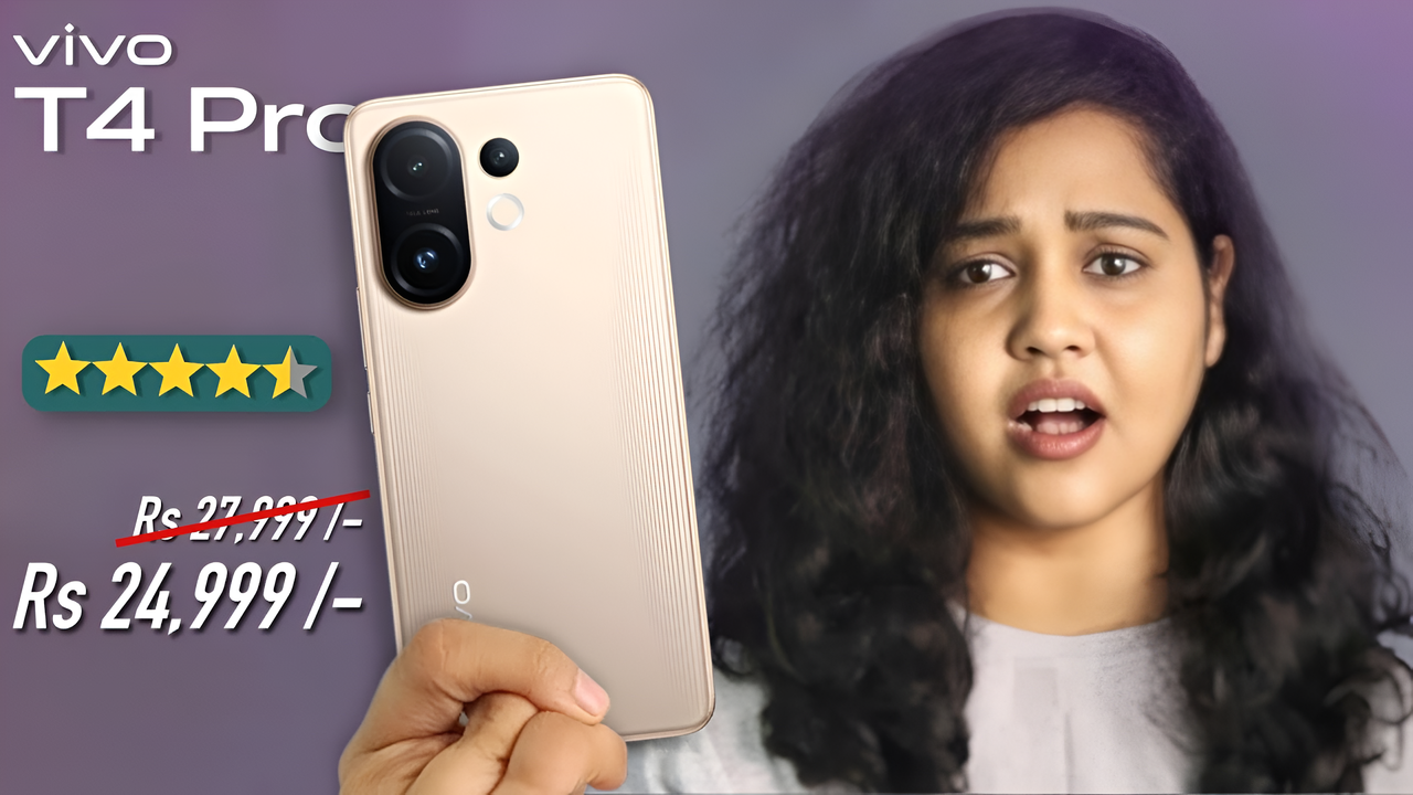 Vivo T4 Pro लॉन्च होते से सबसे ज्यादा बिकने वाला स्मार्टफोन 6.77‑इंच डिस्प्ले IMX882 सेंसर 9800mAh 4 Vivo T4 Pro लॉन्च होते से सबसे ज्यादा बिकने वाला स्मार्टफोन 6.77‑इंच डिस्प्ले IMX882 सेंसर 9800mAh